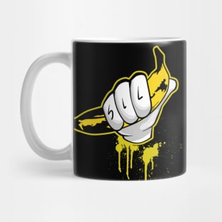 Super playful banana illustration Mug